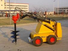 小型滑移挖坑機，小挖坑機